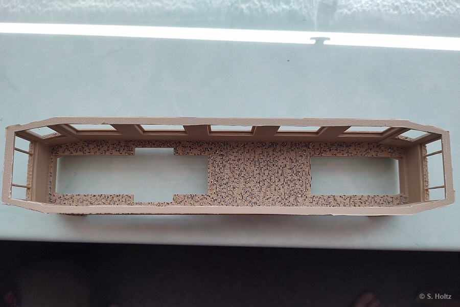 3D gedrucktes Gehäse für Triebwagen