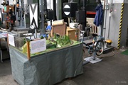 Modellbahn angetrieben von Fahrrad und Dynamo