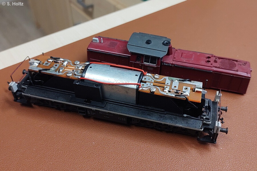 Roco 290 vor der Zerlegung