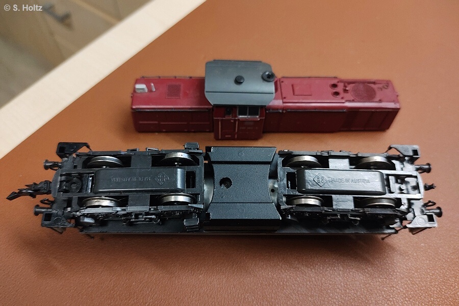 Roco 290 vor der Zerlegung